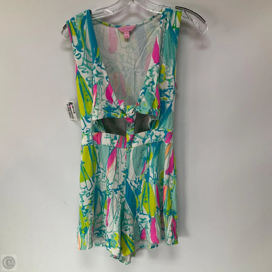 Romper Designer By Lilly Pulitzer In Tropical Print, Size: Xs