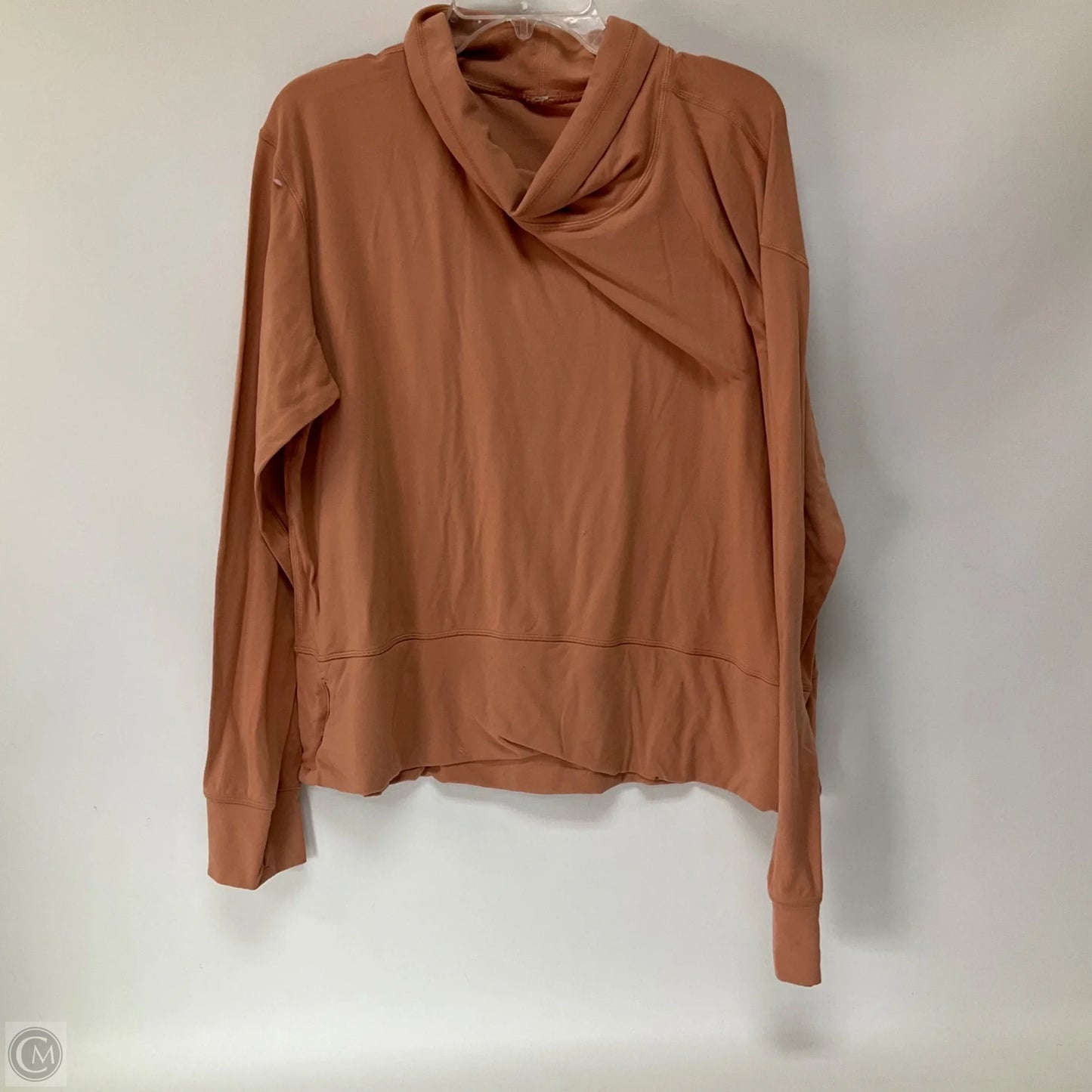 Athletic Top Long Sleeve Collar By Lululemon In Pink, Size: 16