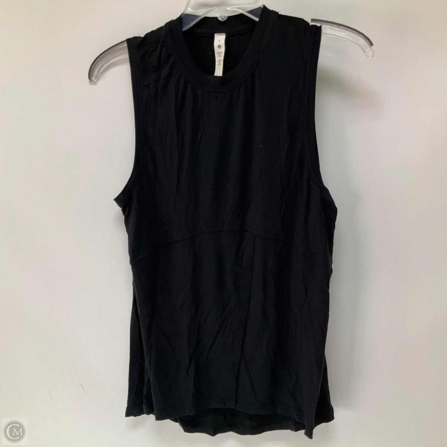 Athletic Tank Top By Lululemon In Black, Size: 4