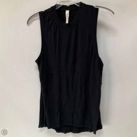 Athletic Tank Top By Lululemon In Black, Size: 4