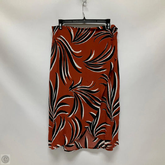 Skirt Midi By Evereve In Brown, Size: M