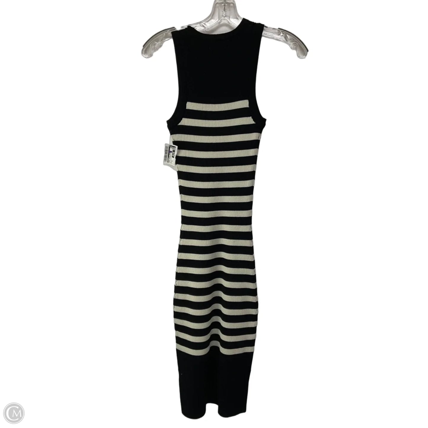Dress Casual Midi By Evereve In Striped Pattern, Size: Xs