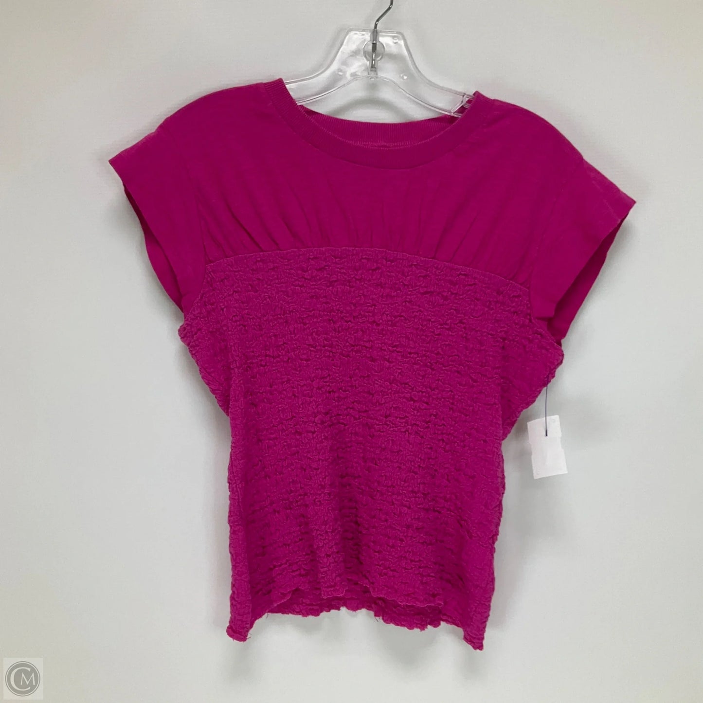 Top Short Sleeve By Maeve In Pink, Size: M
