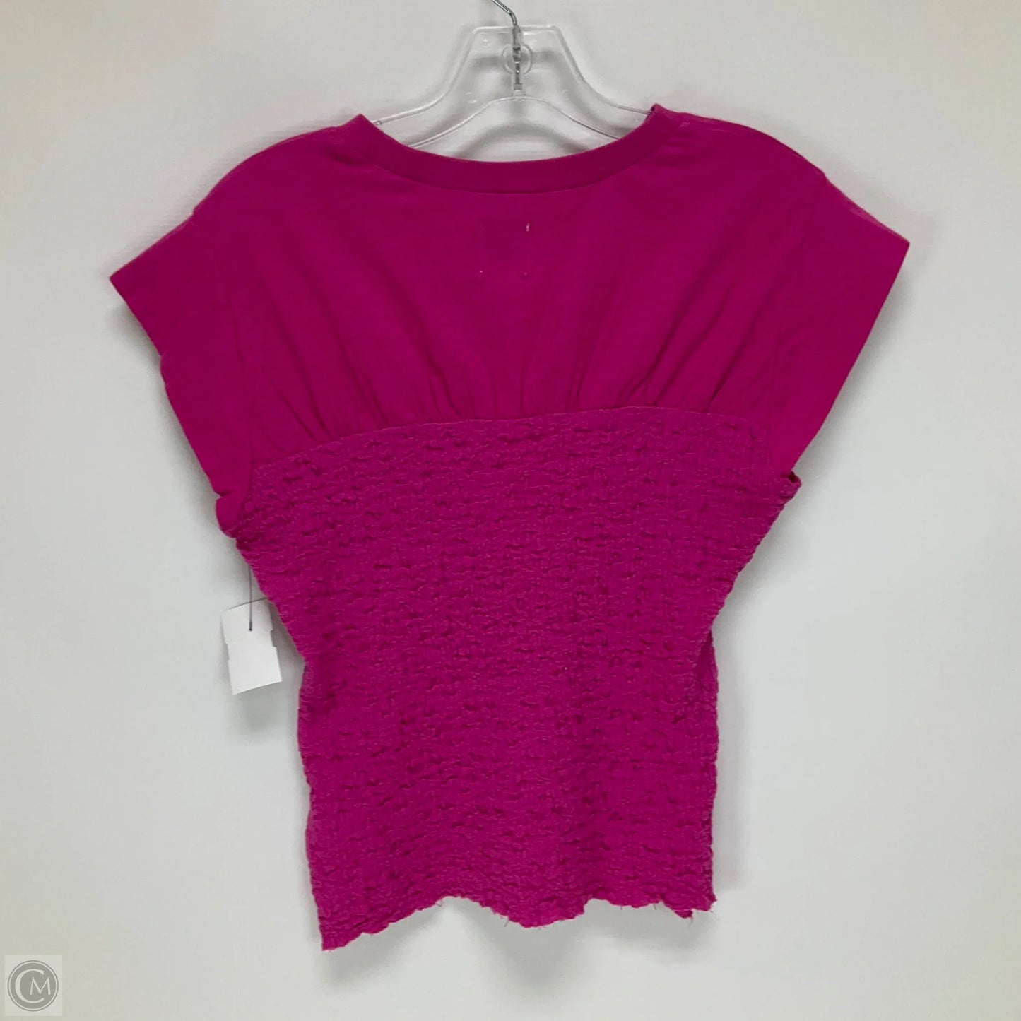 Top Short Sleeve By Maeve In Pink, Size: M