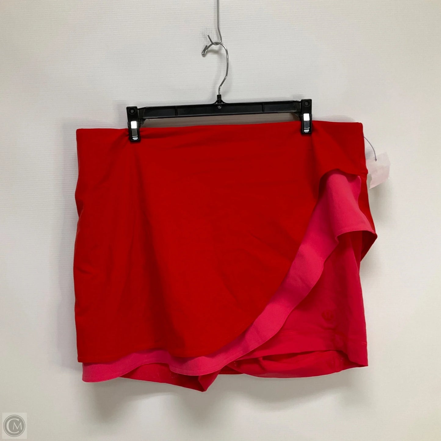 Athletic Skort By Lululemon In Red, Size: 14