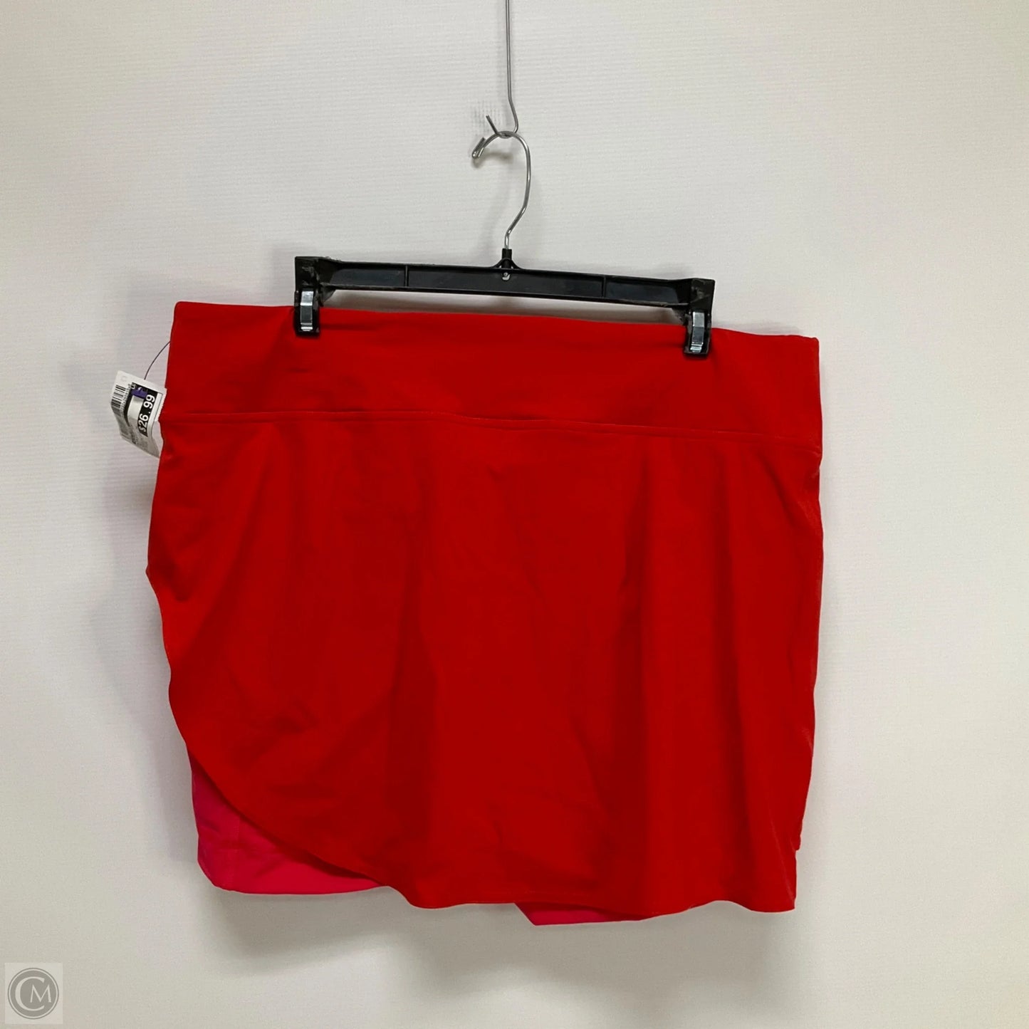 Athletic Skort By Lululemon In Red, Size: 14