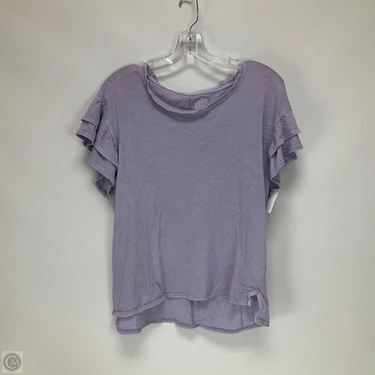 Top Short Sleeve By Pilcro In Purple, Size: S
