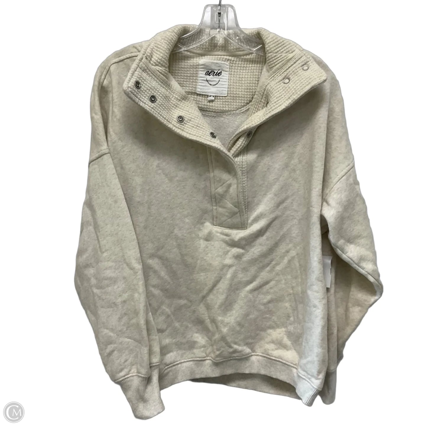 Sweatshirt Crewneck By Aerie In Beige, Size: Xs
