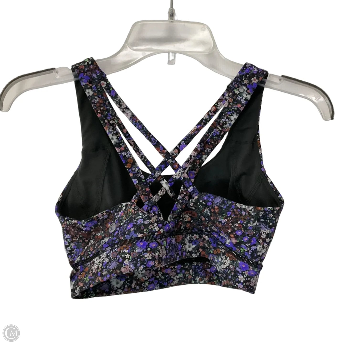 Athletic Bra By Lululemon In Floral Print, Size: 4