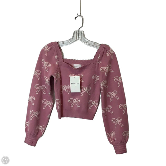 Sweater By Cmc In Pink, Size: Xs