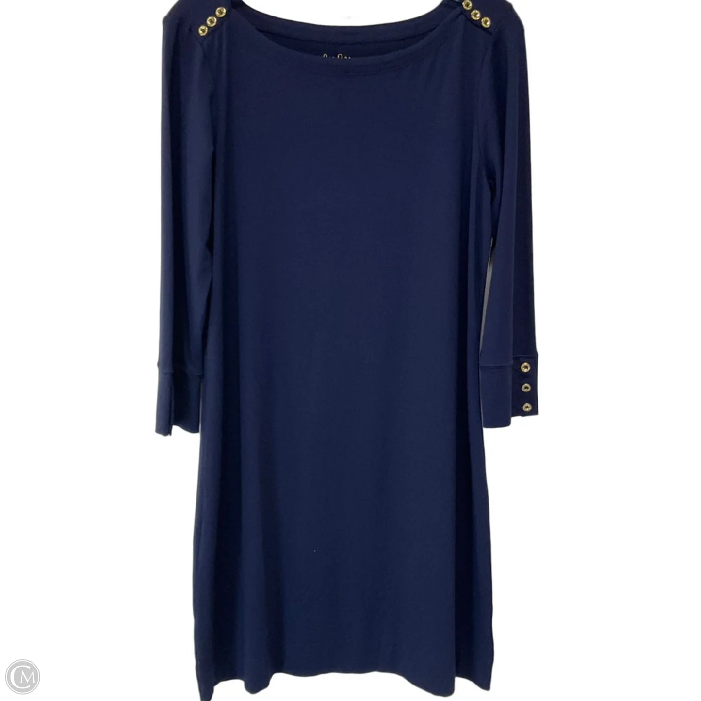 Dress Designer By Lilly Pulitzer In Navy, Size: L