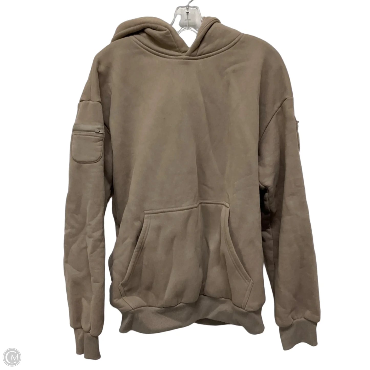 Sweatshirt Hoodie By Cmc In Brown, Size: M