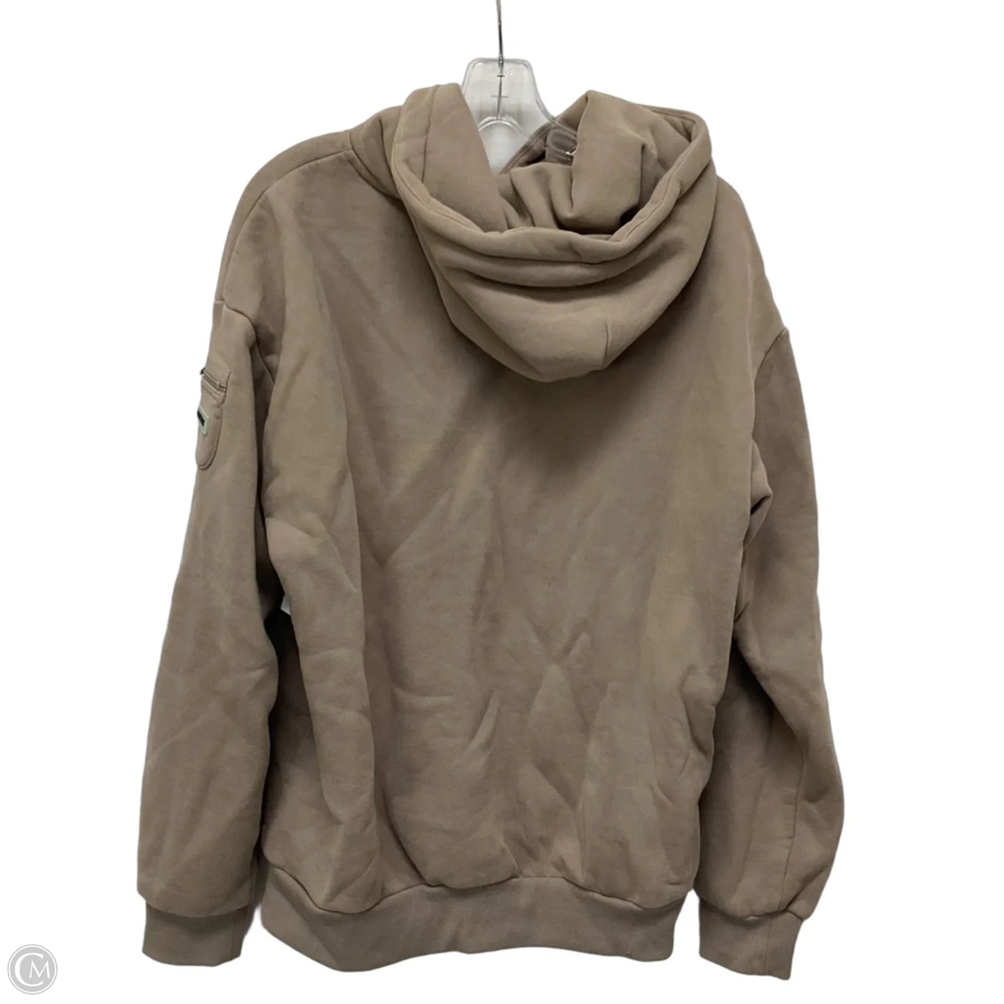 Sweatshirt Hoodie By Cmc In Brown, Size: M