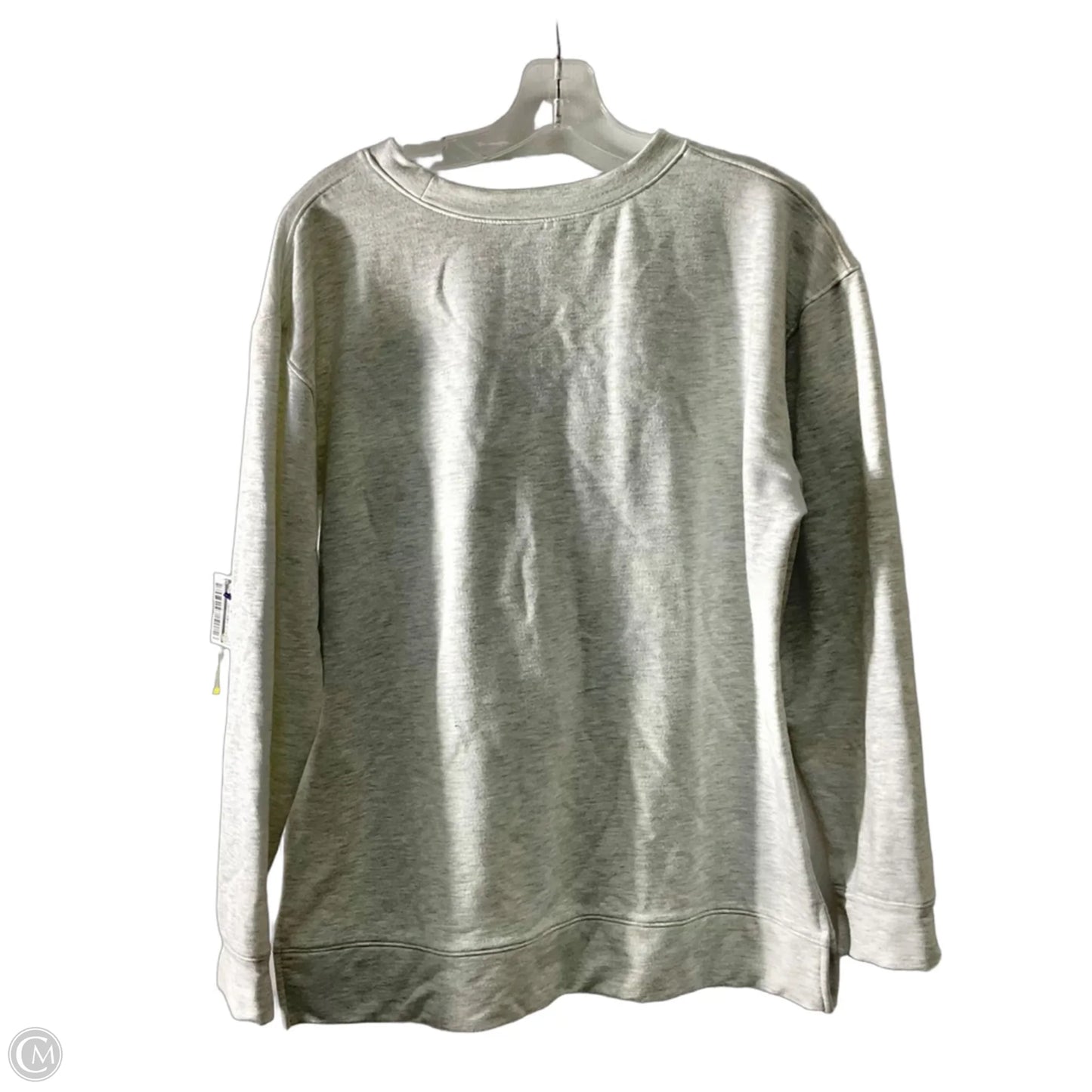 Athletic Sweatshirt Crewneck By Nfl In Grey, Size: M