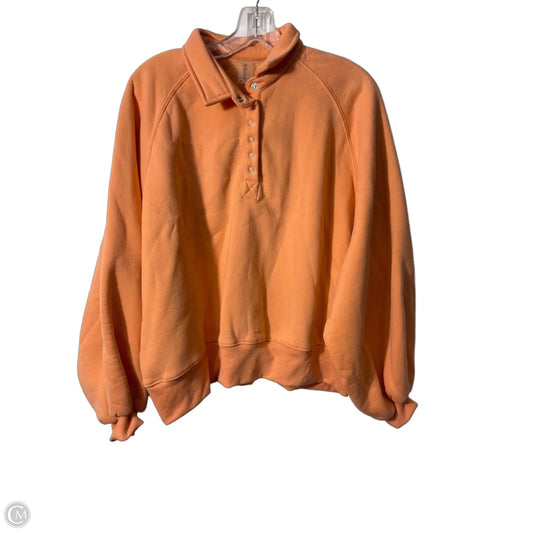 Sweatshirt Collar By As Revival In Orange, Size: Xl