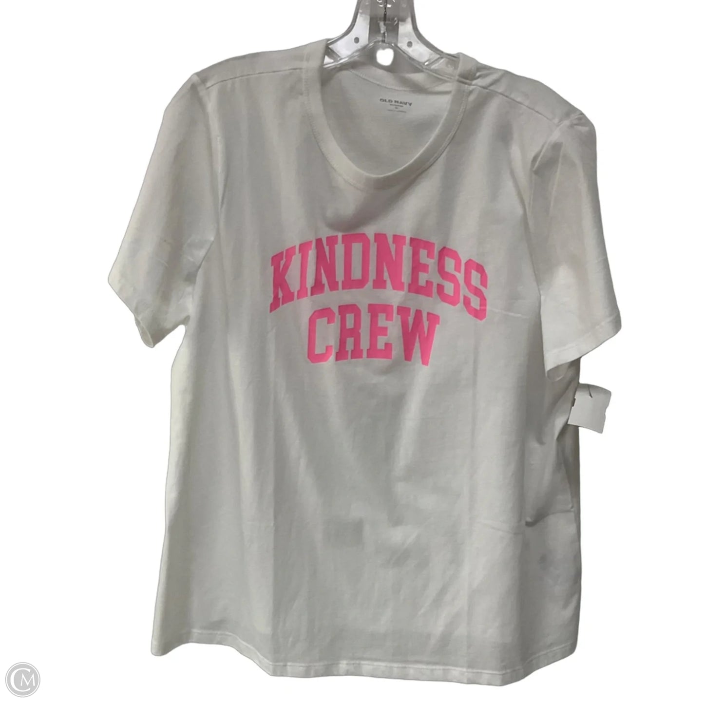 Top Short Sleeve Basic By Old Navy In White, Size: Xl