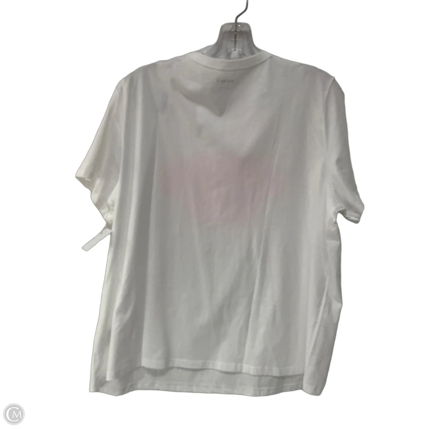 Top Short Sleeve Basic By Old Navy In White, Size: Xl