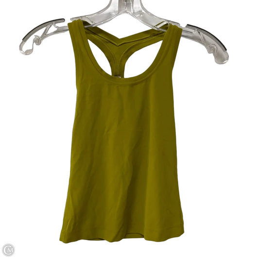Athletic Tank Top By Lululemon In Green, Size: 0