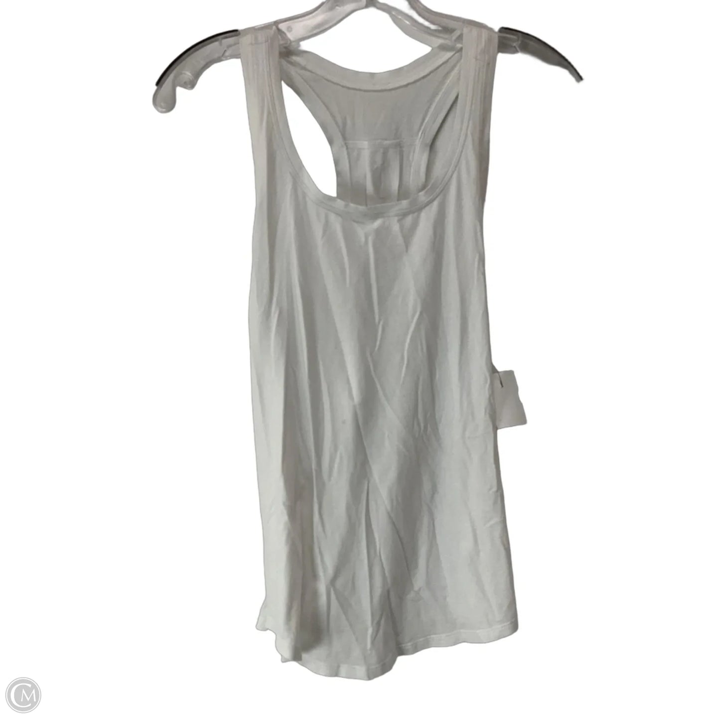 Athletic Tank Top By Lululemon In White, Size: 6