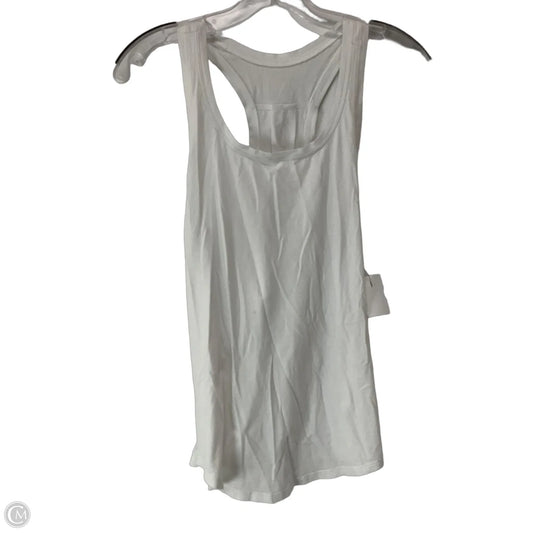 Athletic Tank Top By Lululemon In White, Size: 6