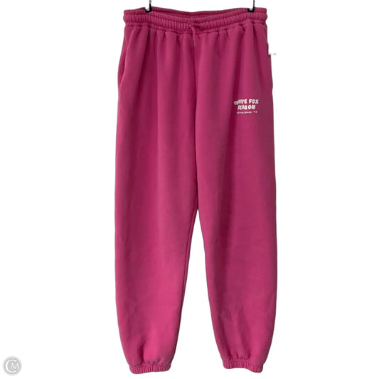 Pants Joggers By White Fox In Pink, Size: L