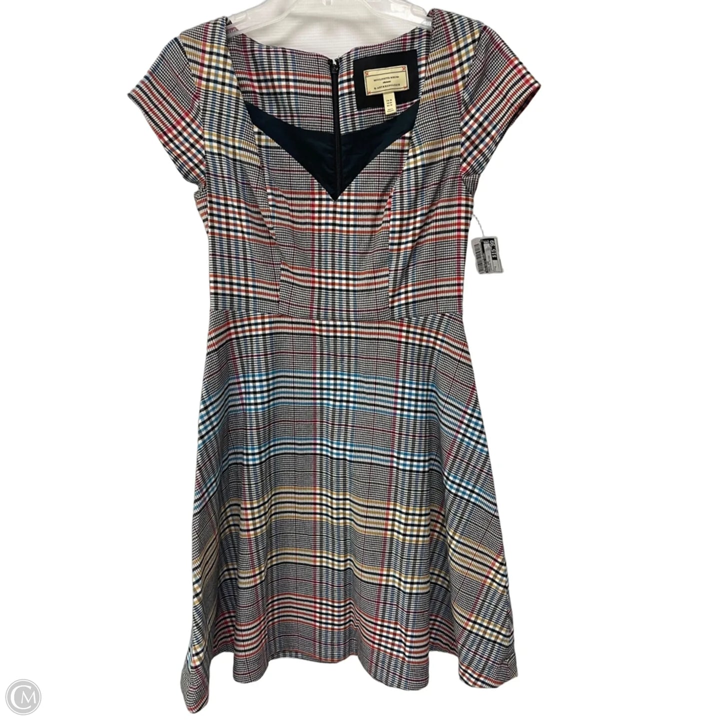 Dress Work By Moulinette Soeurs In Checkered Pattern, Size: 4
