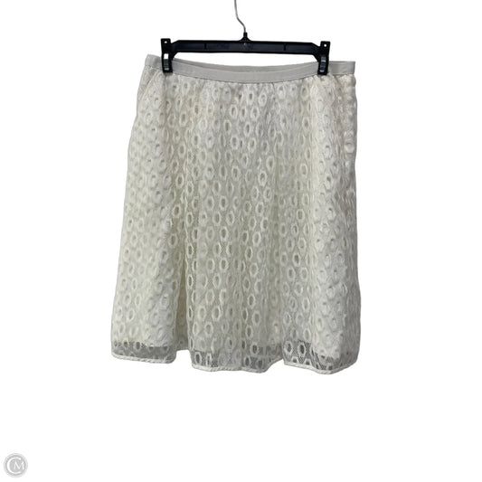 Skirt Mini & Short By Maeve In White, Size: 4