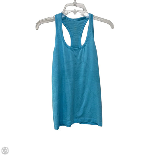 Athletic Tank Top By Lululemon In Blue, Size: 4