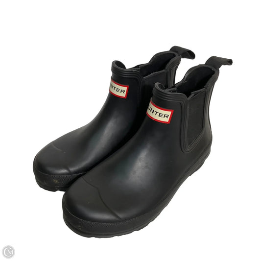 Boots Rain By Hunter In Black, Size: 5