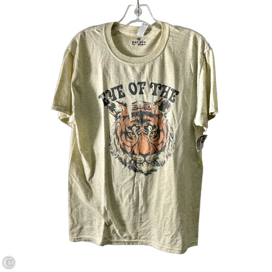 Top Short Sleeve Basic By Cmf In Grey, Size: M