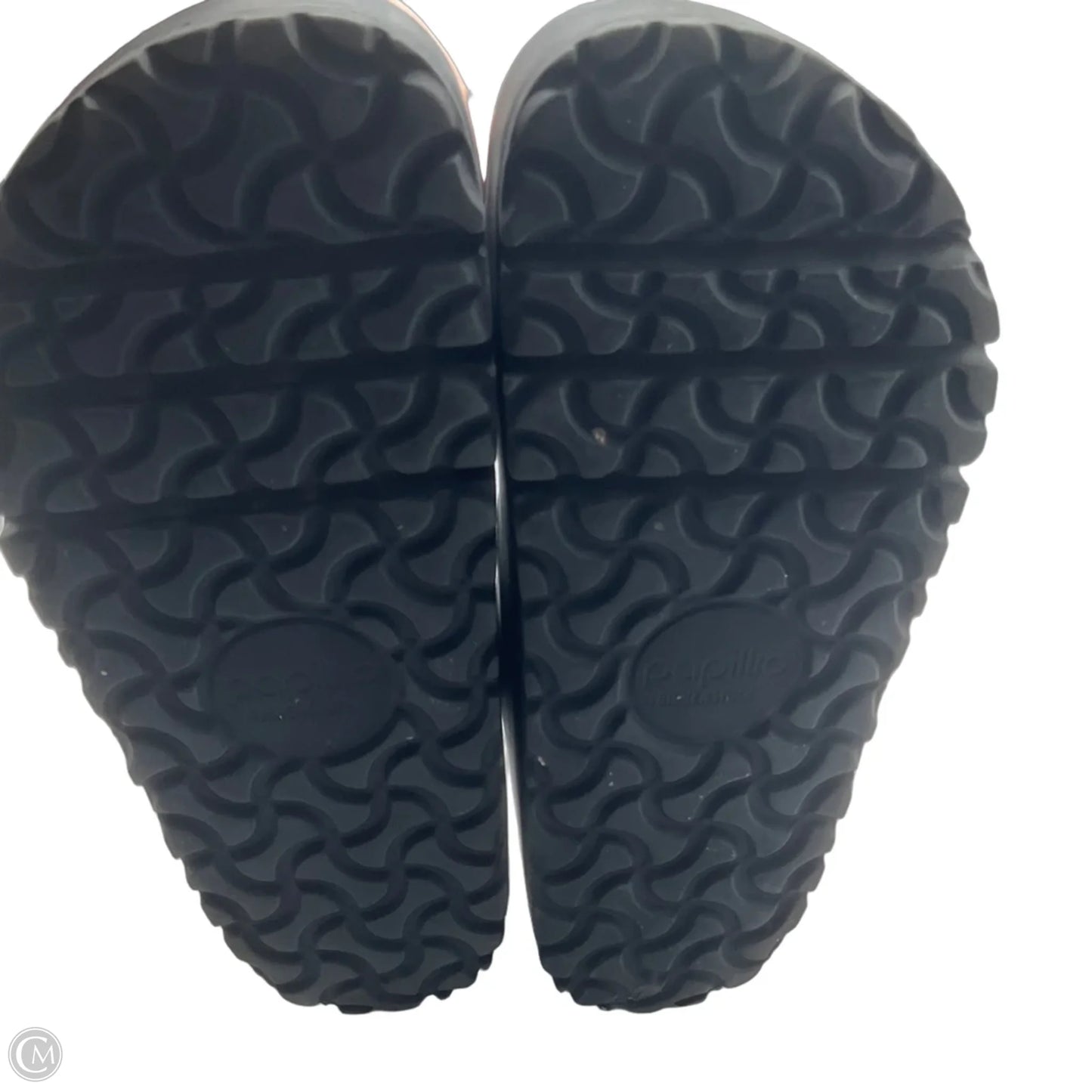 Sandals Flats By Birkenstock In Black, Size: 6