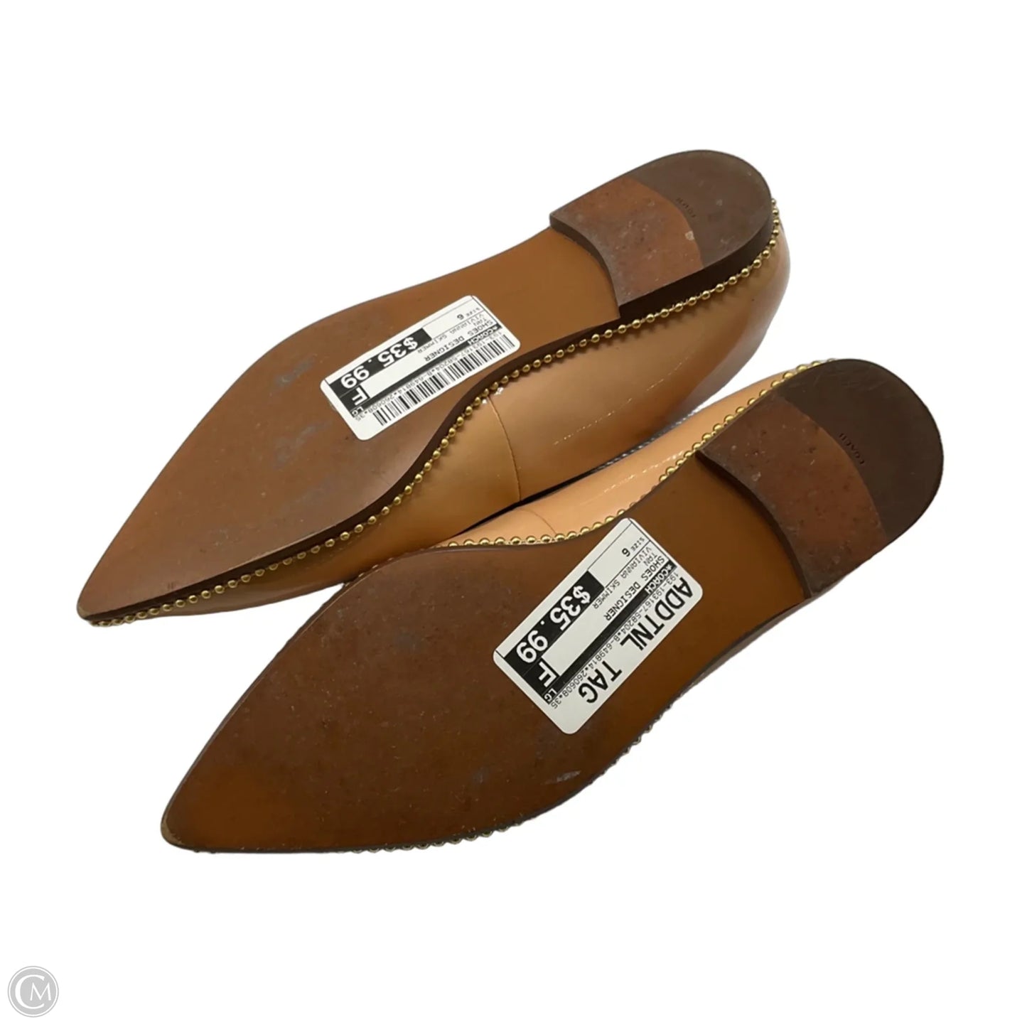 Shoes Designer By Coach In Tan, Size: 6