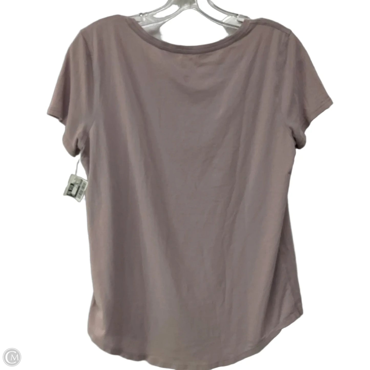 Athletic Top Short Sleeve By Lululemon In Purple, Size: 8