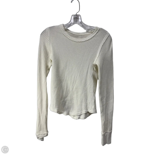 Top Long Sleeve By We The Free In White, Size: S