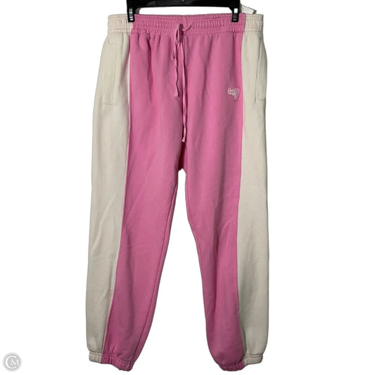 Pants Joggers By Gola In Pink & White, Size: M