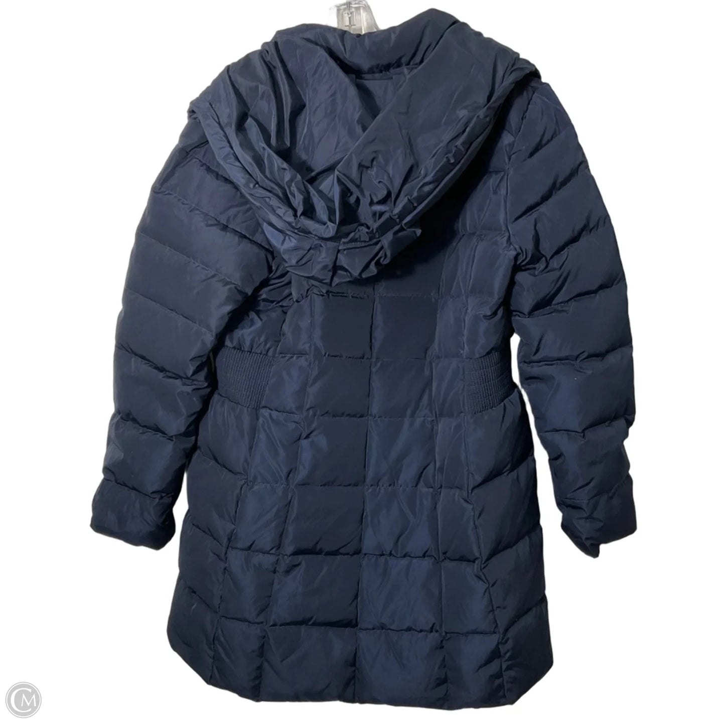 Coat Puffer & Quilted By Cole-haan In Navy, Size: L