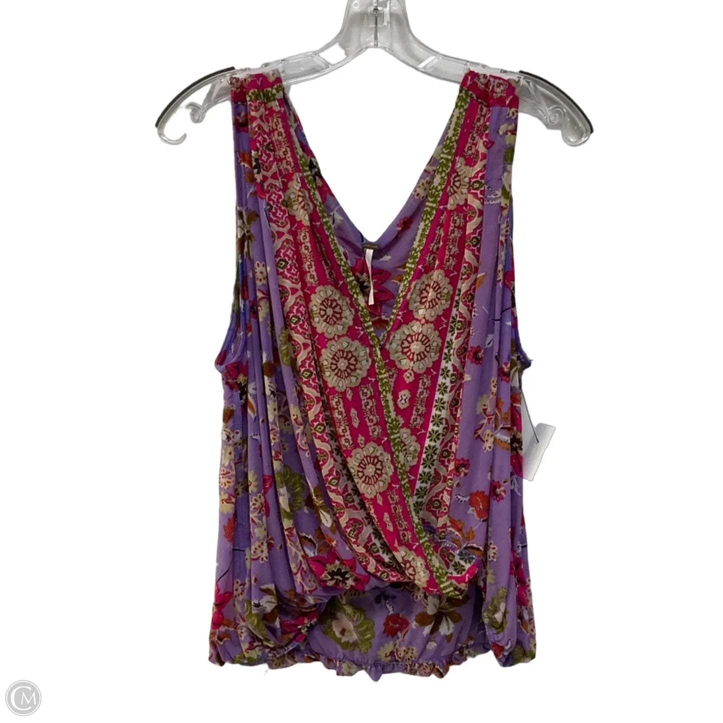 Top Sleeveless By Free People In Purple, Size: L