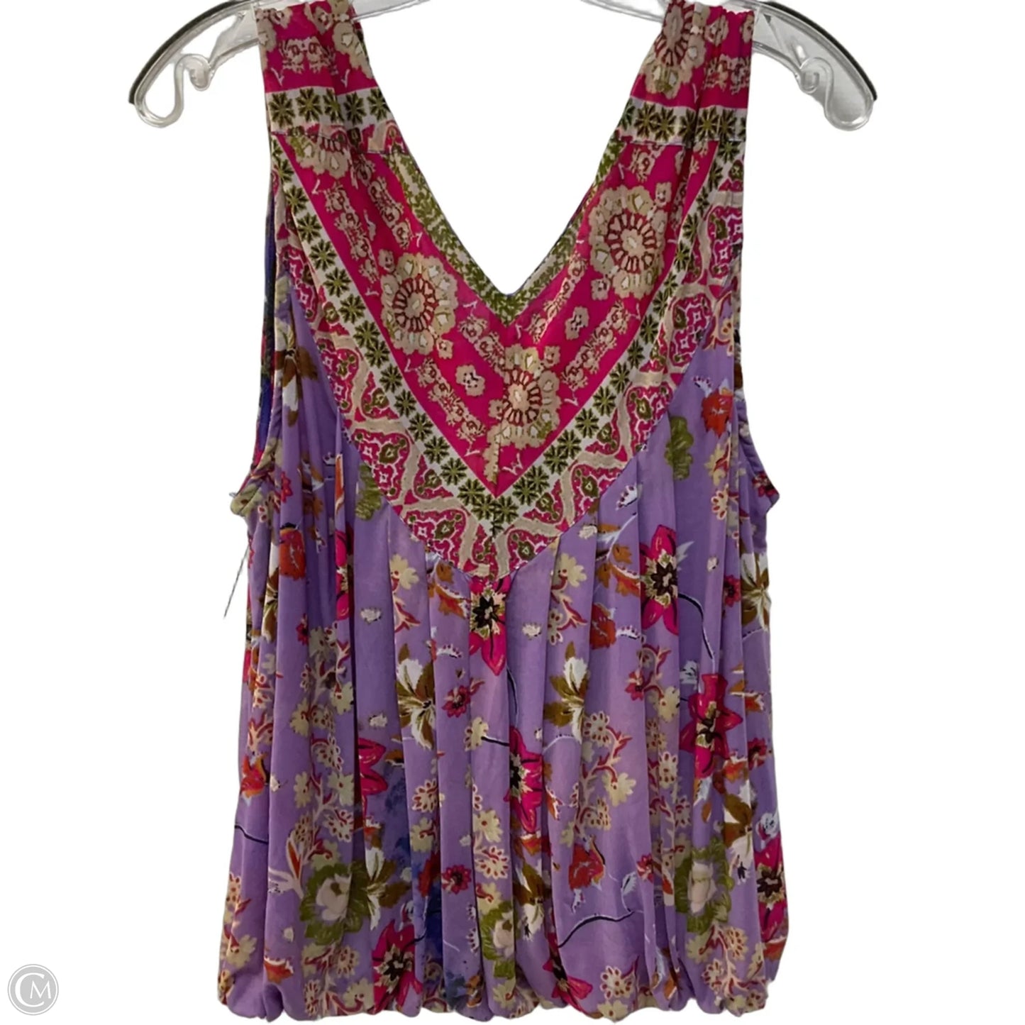 Top Sleeveless By Free People In Purple, Size: L