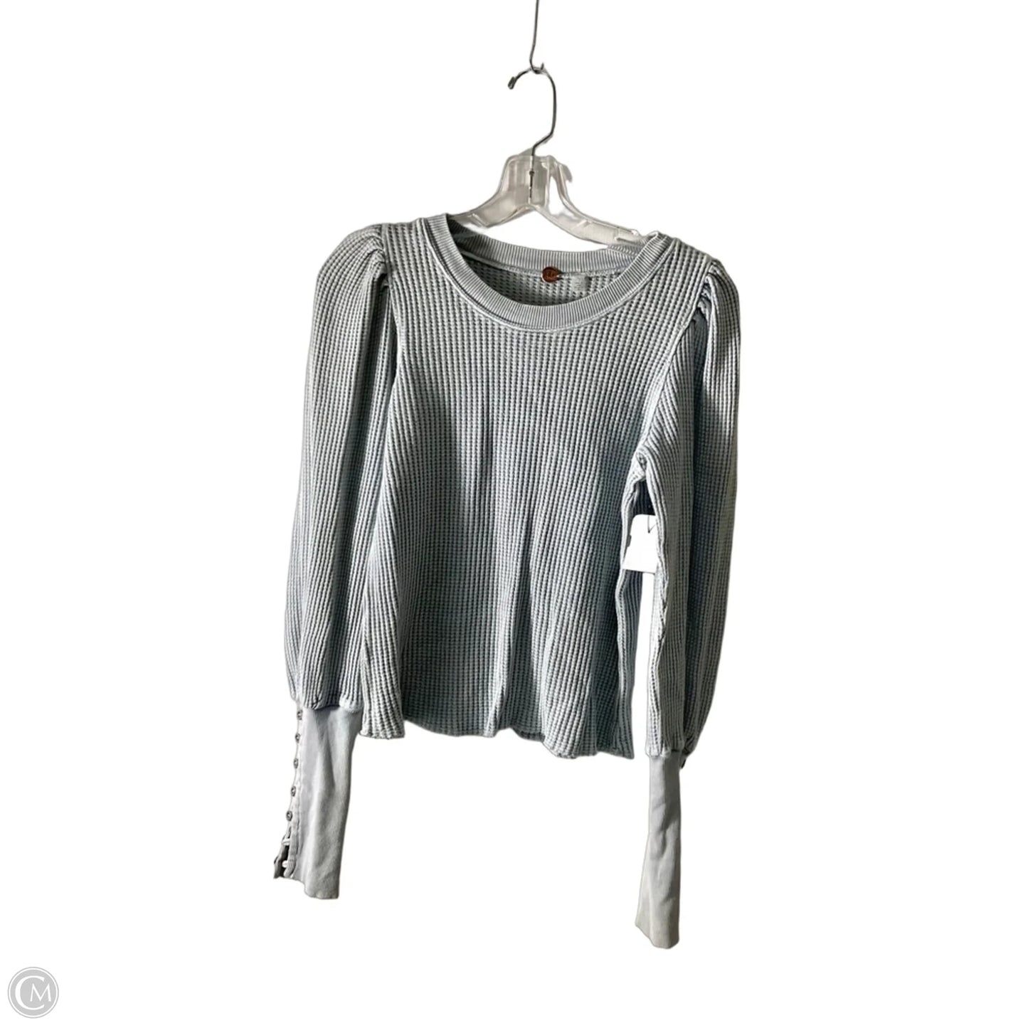Top Long Sleeve By Free People In Blue, Size: L
