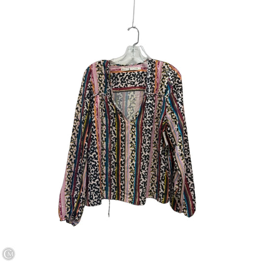 Top Long Sleeve By Marie Oliver In Multi-colored, Size: L