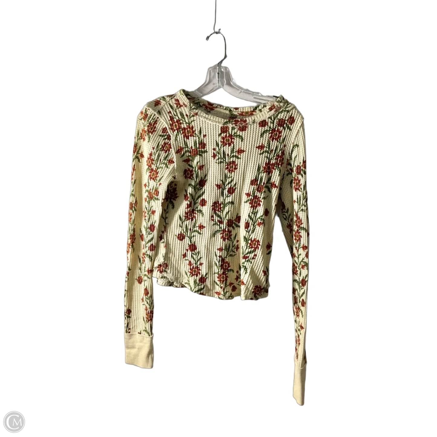 Top Long Sleeve Basic By We The Free In Floral Print, Size: M
