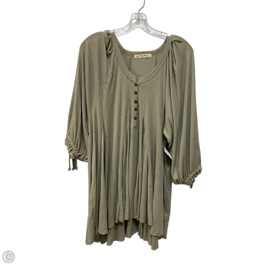 Tunic Short Sleeve By We The Free In Green, Size: Xs