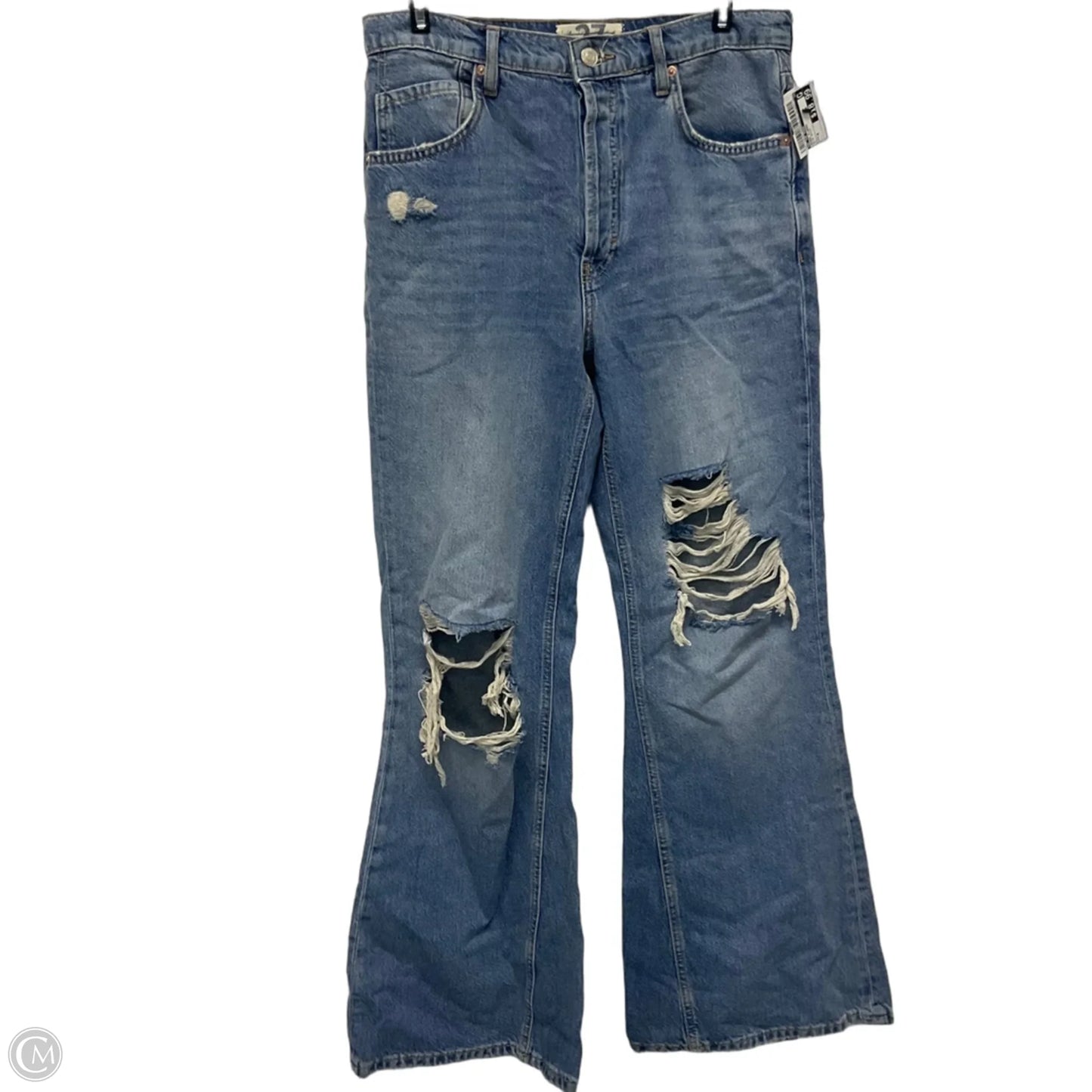 Jeans Flared By We The Free In Blue Denim, Size: 4