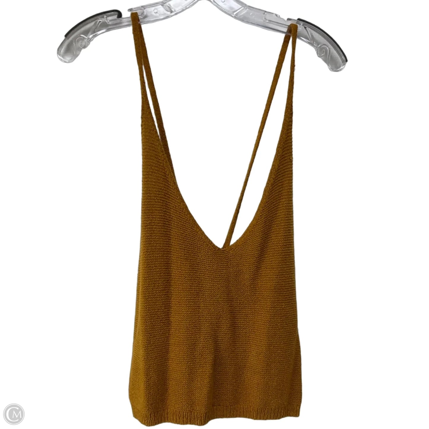 Top Sleeveless By Moth In Brown, Size: L