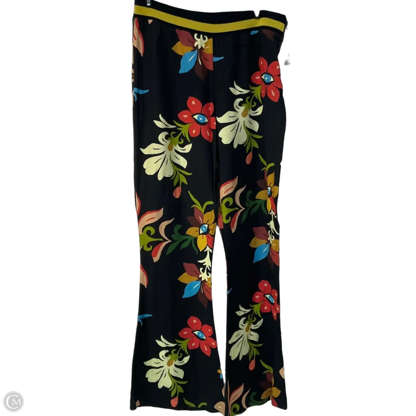 Pants Wide Leg By Farm Rio In Floral Print, Size: M