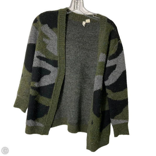 Sweater Cardigan By Moth In Camouflage Print, Size: Xsp