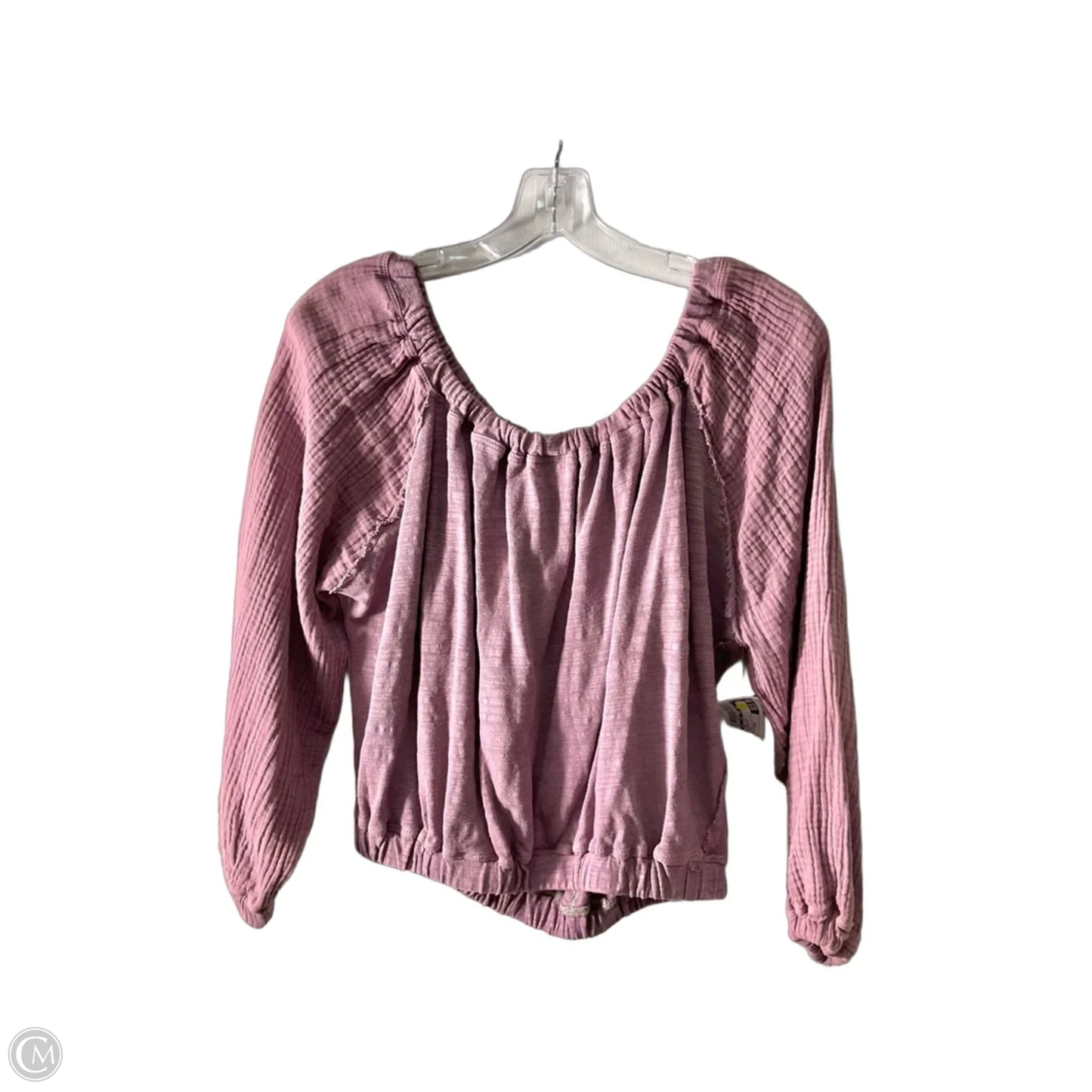 Top Long Sleeve By We The Free In Purple, Size: Xs