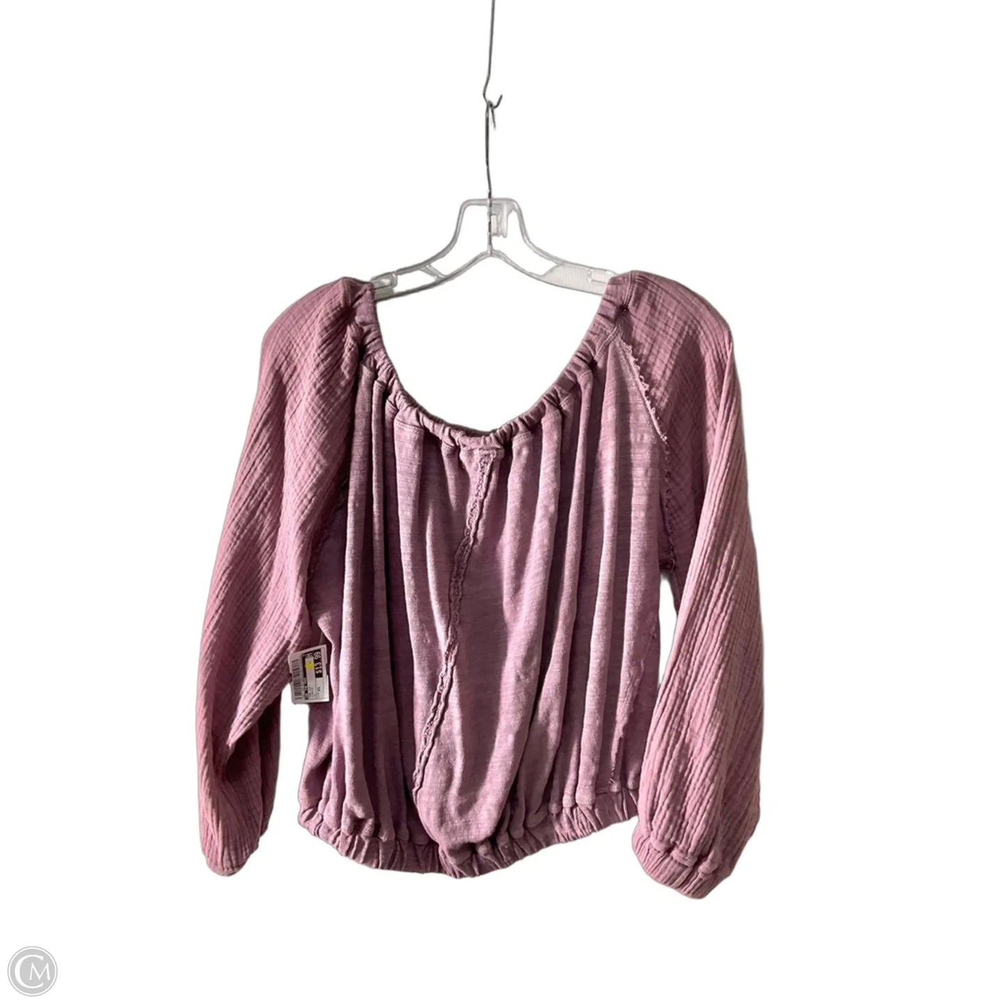 Top Long Sleeve By We The Free In Purple, Size: Xs