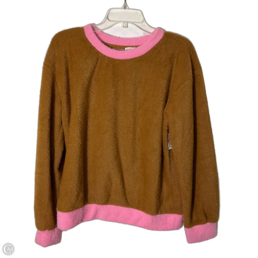 Sweater By Maeve In Brown & Pink, Size: Xs