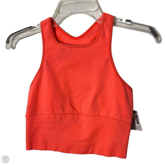 Athletic Bra By Free People In Orange, Size: Xs